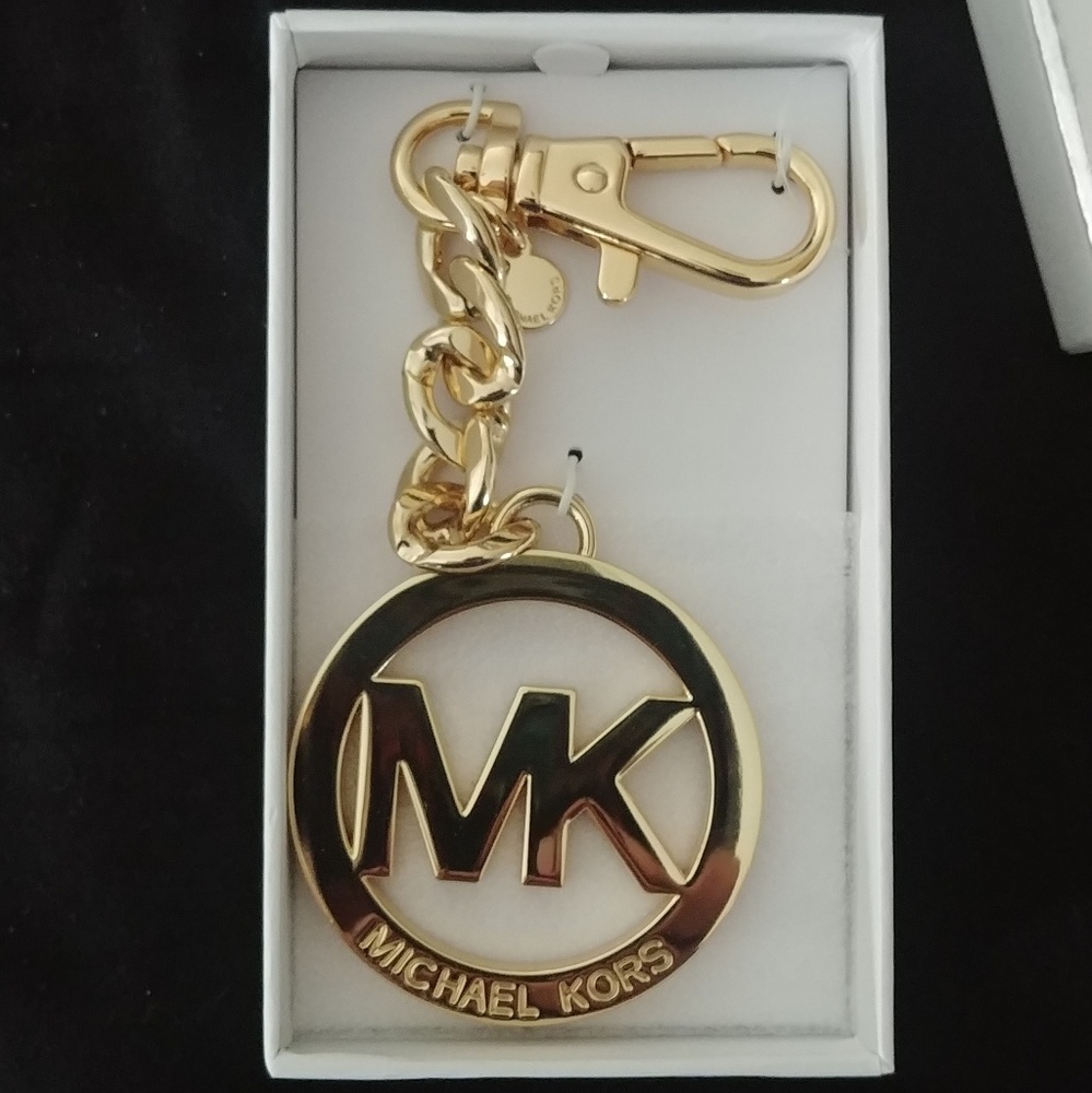 NWT Michael Kors keychain - gold